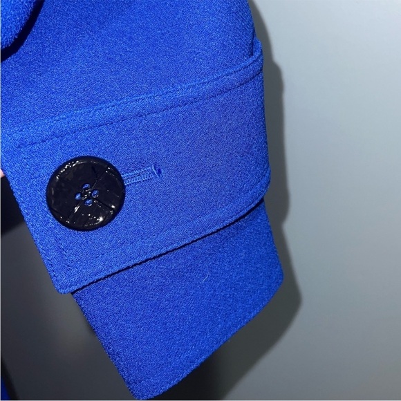 Laura Ashley- Blue button up coat - Picture 3 of 6
